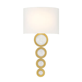 Marseille 1-Light Wall Sconce in Warm Brass