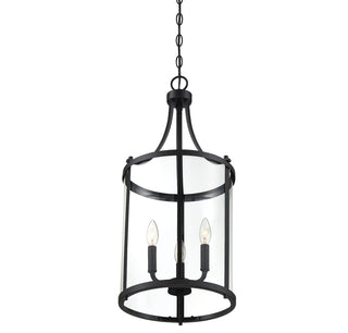 Penrose 3-Light Pendant in Black