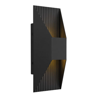 Ribbed Wall Sconce  Sand Black