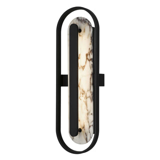 Roundabout Wall Sconce  Sand Black