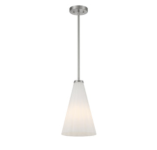Bristol 1-Light Pendant in Satin Nickel