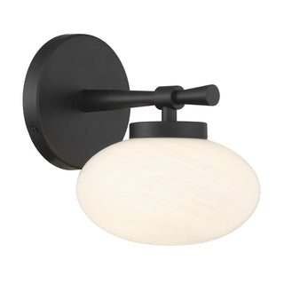Barrow 1-Light Wall Sconce in Matte Black