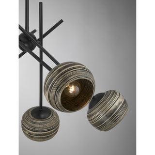 Jasper 5-Light Chandelier in Matte Black