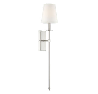 Monroe 1-Light Wall Sconce in Satin Nickel