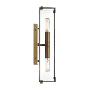 Winfield 2-Light Wall Sconce in Warm Brass