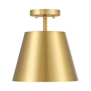 1-Light Ceiling Light in Natural Brass