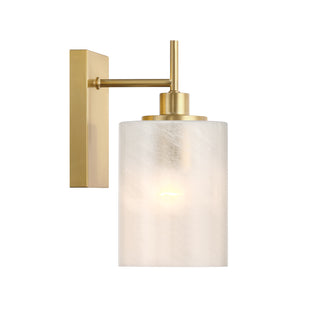 1-Light Wall Sconce in Natural Brass