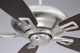 52" 2-Light Ceiling Fan in Brushed Nickel
