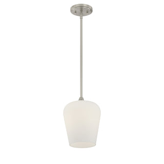 Octave 1-Light Pendant in Satin Nickel