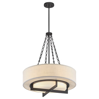 Brentwood 4-Light Pendant in Matte Black