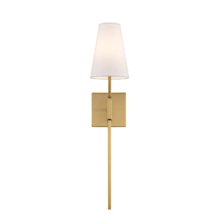 1-Light Wall Sconce in Natural Brass