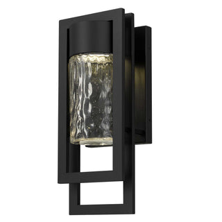 2 Step Wall Sconce  Sand Black