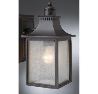 Monte Grande 1-Light Outdoor Wall Lantern in English Bronze