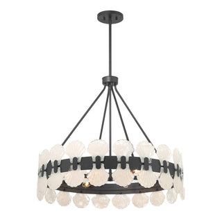 Bancroft 6-Light Chandelier in Matte Black