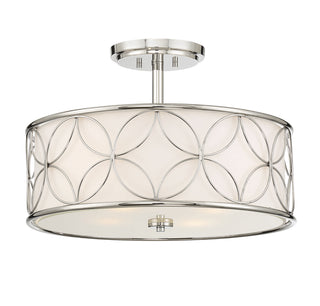 Reid 4-Light Ceiling Light in Polished Nickel