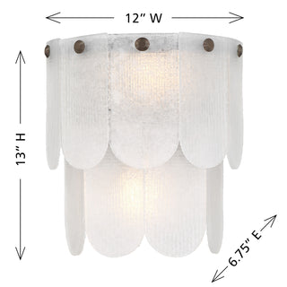 Ashton 2-Light Wall Sconce in Mediterranean Bronze