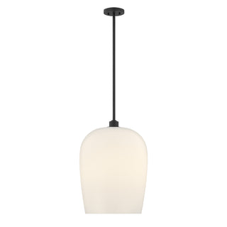 Livingston 1-Light Pendant in Matte Black