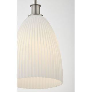 Baldwin 1-Light Pendant in Satin Nickel