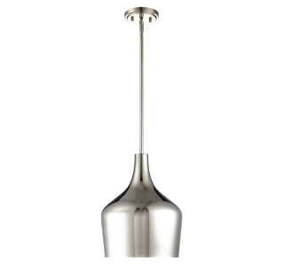 1-Light Pendant in Polished Nickel
