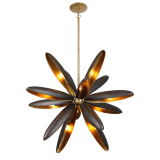 Estrella Del Mar 14-Light Chandelier in Centura with Burnished Gold by Breegan Jane