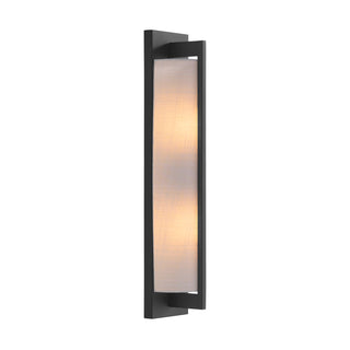 Carver 2-Light Wall Sconce in Matte Black