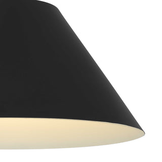 Jaz 22 Inch Outdoor Pendant in Sand Black Finish