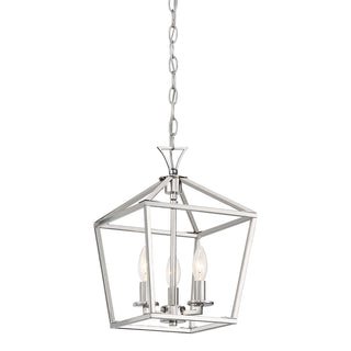 Townsend 3-Light Pendant in Polished Nickel