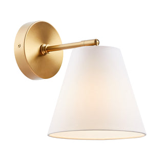 1-Light Wall Sconce in Natural Brass (Set of 2)