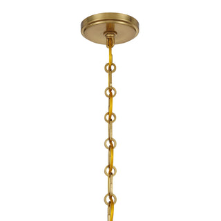 Cabot 1-Light Pendant in Warm Brass