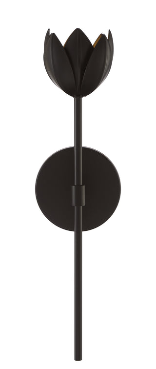 1-Light LED Wall Sconce in Matte Black