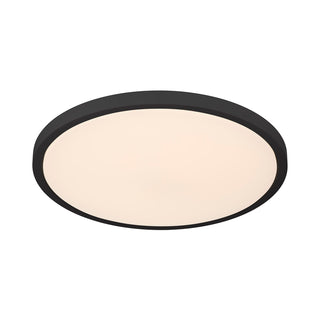 20" LED Flush Mount in Black