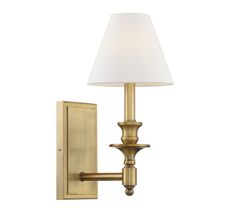 Washburn 1-Light Wall Sconce in Warm Brass
