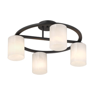 Herron 4-Light Ceiling Light in Matte Black