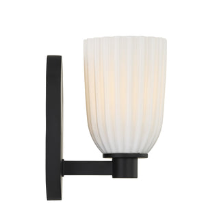 Baldwin 1-Light Wall Wall Sconce in Matte Black