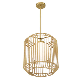 Pastis 1-Light Pendant in Warm Brass