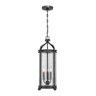 Preston 3-Light Outdoor Hanging Lantern in Iron Oxide