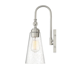 York 1-Light Adjustable Wall Sconce in Satin Nickel