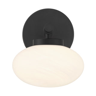 Barrow 1-Light Wall Sconce in Matte Black