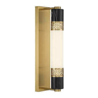 Farrell 1-Light Wall Sconce in Warm Brass by Dann Foley