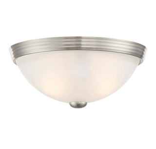 2-Light Ceiling Light in Satin Nickel