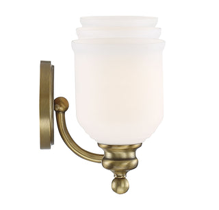 Melrose 3-Light Bathroom Vanity Light in Warm Brass