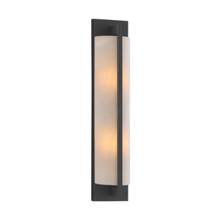 Carver 2-Light Wall Sconce in Matte Black