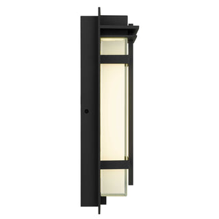 Frank 13 Inch Outdoor Wall Sconce in Sand Black Finish