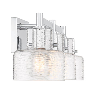 Dover 3-Light Bathroom Vanity Light in Chrome