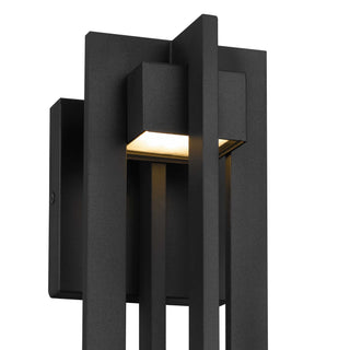 4 Bar Wall Sconce  Sand Black