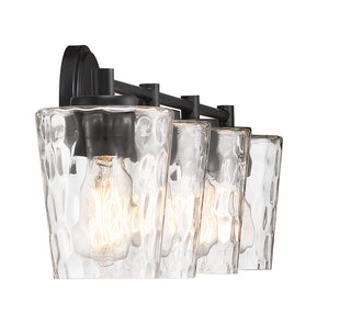 Ballas 4-Light Bathroom Vanity Light in Matte Black