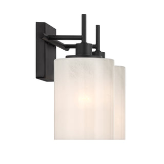 2-Light Bathroom Vanity Light in Matte Black