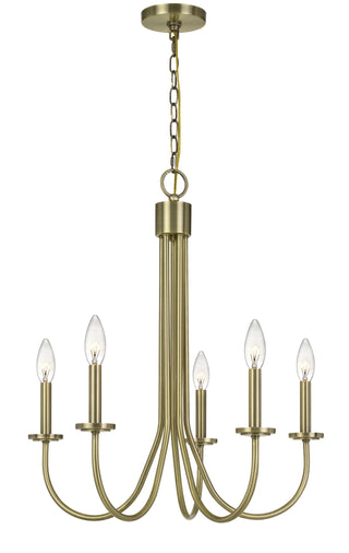 60W X 5 Spiez Metal Chandelier