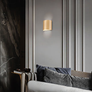 Veil Wall Sconce  Brushed Brass