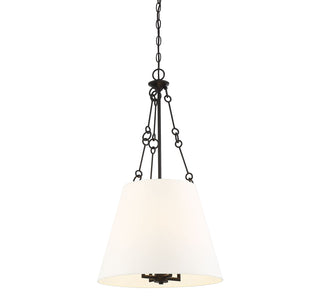 Austin 4-Light Pendant in English Bronze